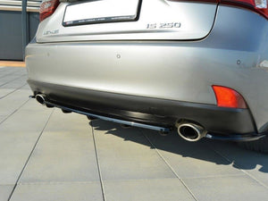 Central Rear Splitter (Vertical Bars) Lexus IS Mk3 T - Wayside Performance 