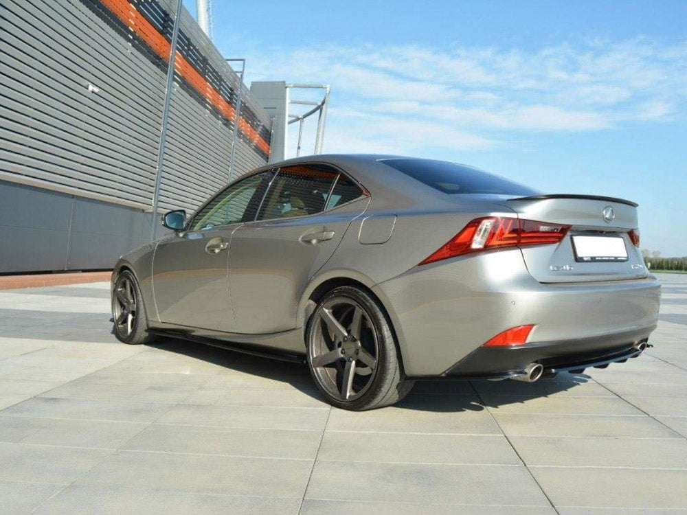 Central Rear Splitter (Vertical Bars) Lexus IS Mk3 T - Wayside Performance 