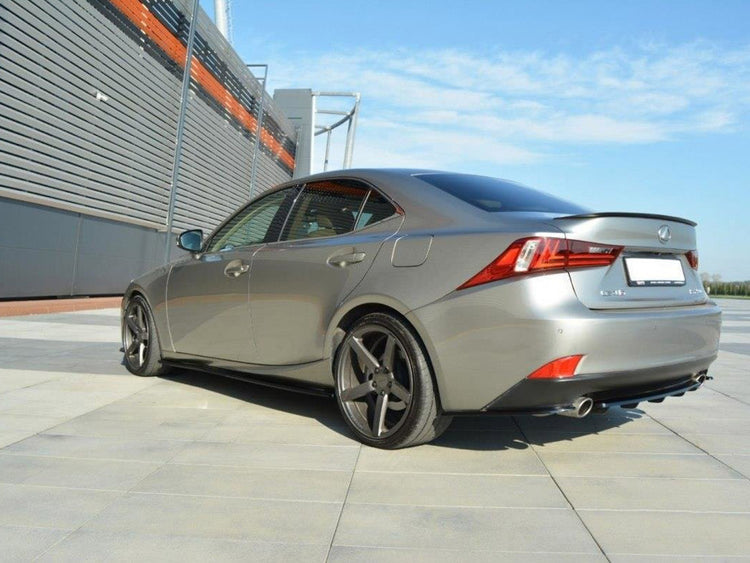 Central Rear Splitter (Vertical Bars) Lexus IS Mk3 T - Wayside Performance 