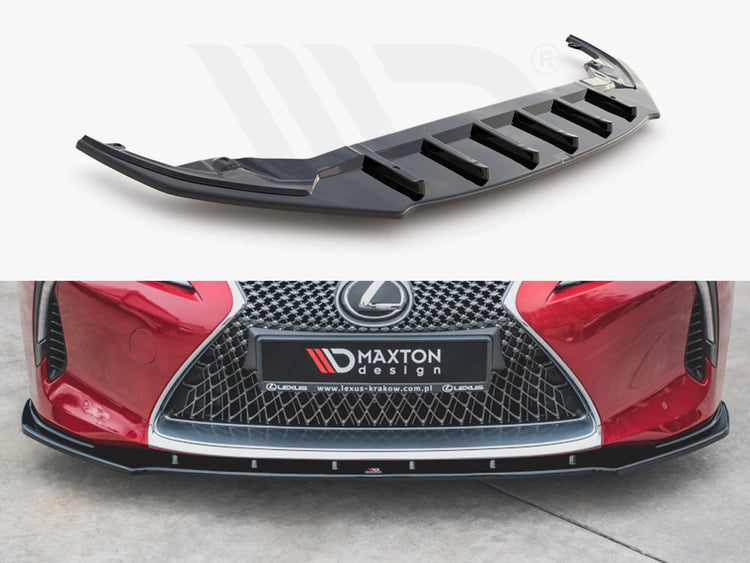 Front Splitter V1 Lexus LC 500 (2017-) - Wayside Performance 