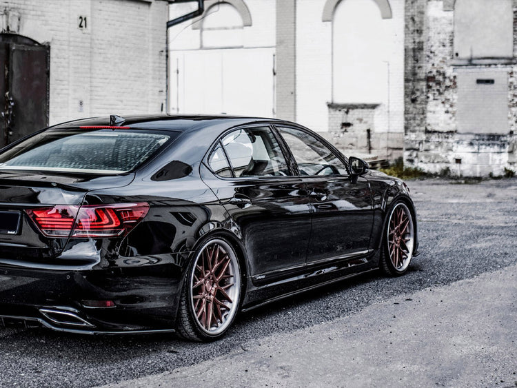 Side Skirts Diffusers Lexus LS Long Wheelbase MK4 Facelift (2012-2017) - Wayside Performance 