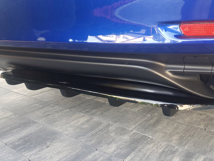 Central Rear Splitter (With Vertical Bars) Lexus RC (2014-UP) - Wayside Performance 