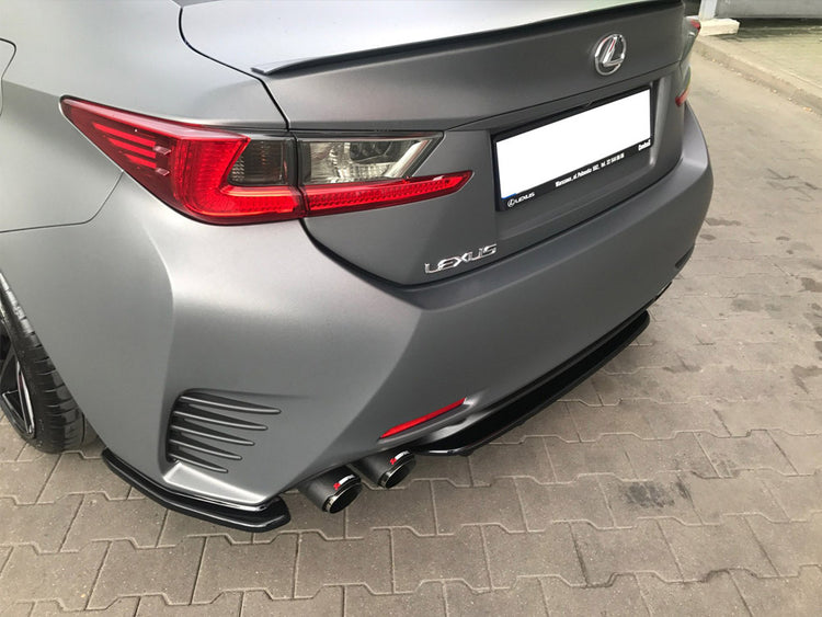Rear Side Splitters Lexus RC (2014-UP) - Wayside Performance 
