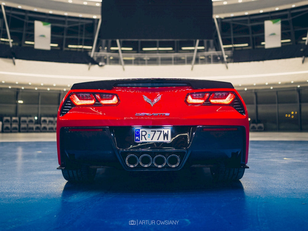 Rear Side Splitters Chevrolet Corvette C7 (2013-19) - Wayside Performance 