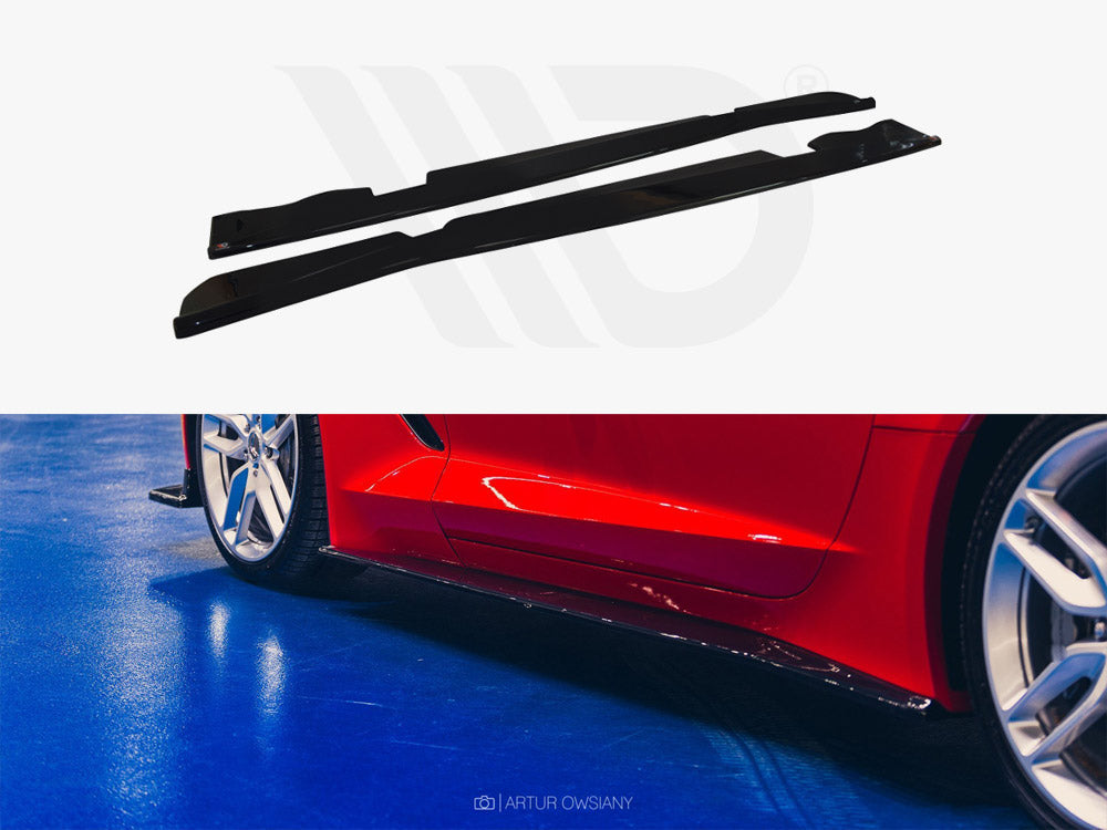 Side Skirts Splitters Chevrolet Corvette C7 (2013-2019) - Wayside Performance 