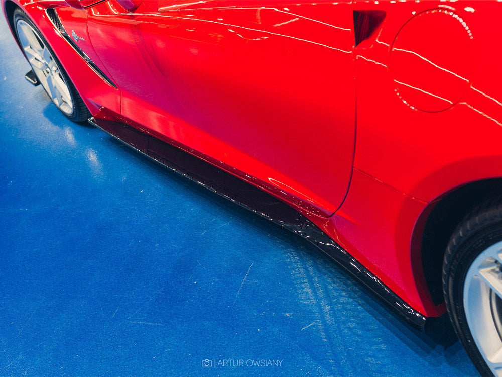 Side Skirts Splitters Chevrolet Corvette C7 (2013-2019) - Wayside Performance 