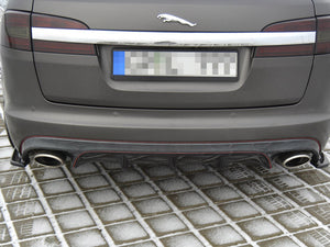 Rear Side Splitters Jaguar XF (X250) MK1 Sportbrake S-pack (2012-2015) - Wayside Performance 