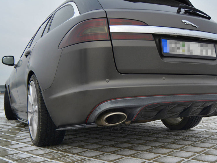 Rear Side Splitters Jaguar XF (X250) MK1 Sportbrake S-pack (2012-2015) - Wayside Performance 