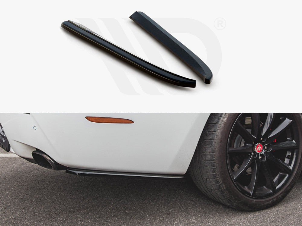 Rear Side Splitters Jaguar XJ X351 Facelift (2015-2019) - Wayside Performance 