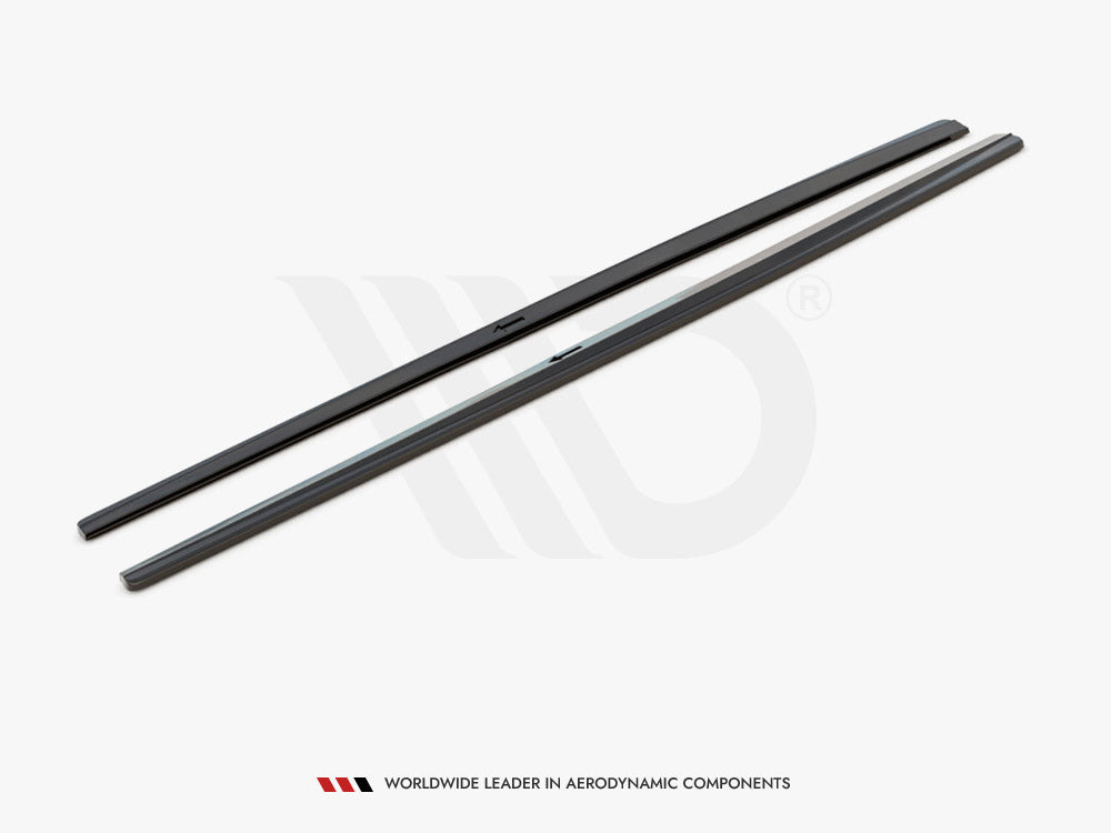 Maxton Design Side Skirts Diffusers V.1 Audi S3 / A3 S-line 8v / 8v Fl Sedan (2013-2020) - Wayside Performance 
