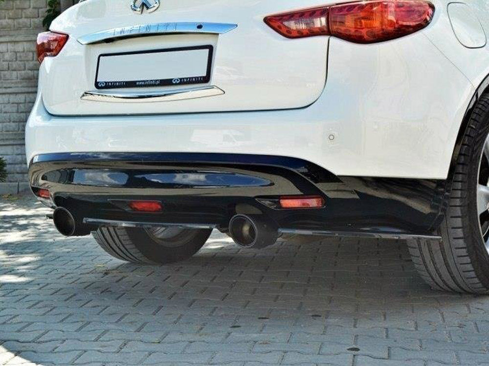 Rear Side Splitters Infiniti QX70 - Wayside Performance 