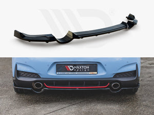 Central Rear Splitter (With Vertical Bars) Hyundai I30 N MK3 Hatchback (2017-2020) - Wayside Performance 