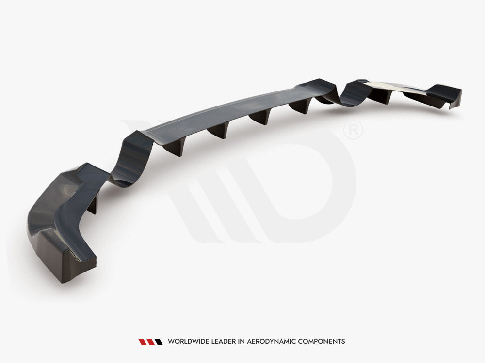 Central Rear Splitter (With Vertical Bars) Hyundai I30 N MK3 Hatchback (2017-2020) - Wayside Performance 