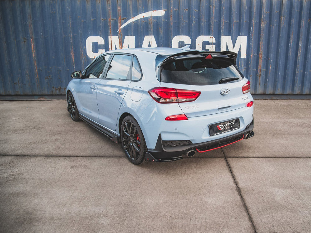 Rear Side Splitters V.6 + Flaps Hyundai I30 N Mk3 Hatchback - Wayside Performance 