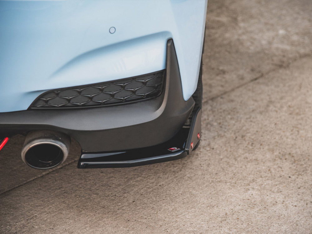 Rear Side Splitters V.6 + Flaps Hyundai I30 N Mk3 Hatchback - Wayside Performance 