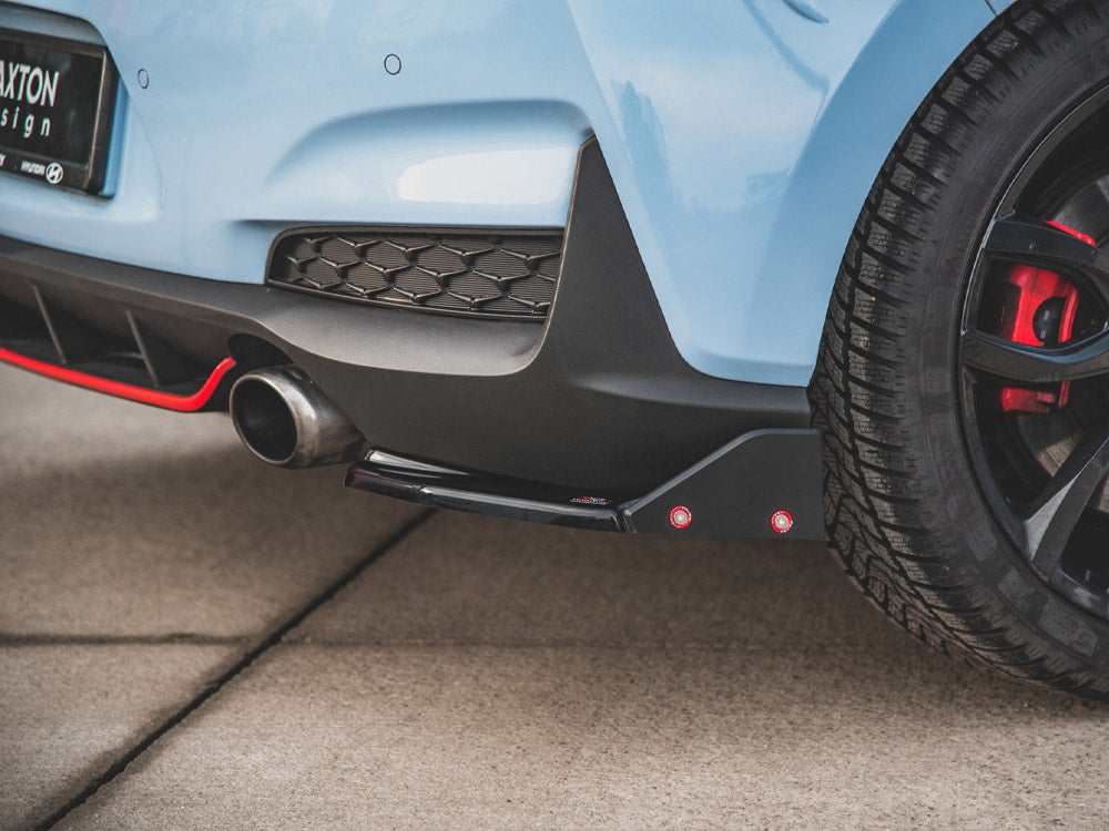 Rear Side Splitters V.6 + Flaps Hyundai I30 N Mk3 Hatchback - Wayside Performance 