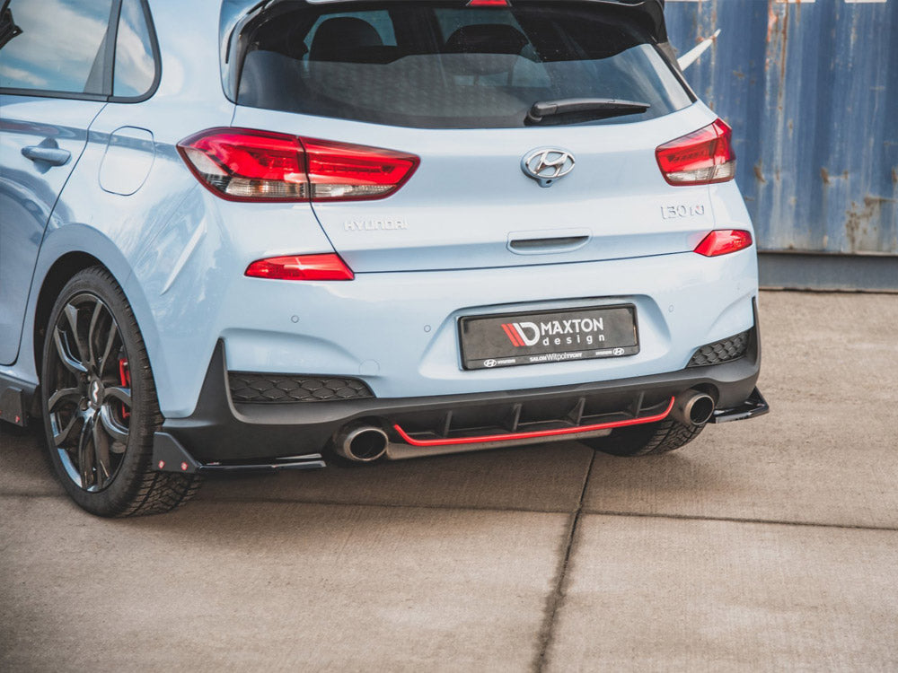 Rear Side Splitters V.6 + Flaps Hyundai I30 N Mk3 Hatchback - Wayside Performance 