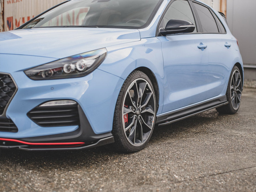Side Skirts Diffusers V.4 Hyundai I30 N MK3 / MK3 FL Hatchback/ Fastback (2017-) - Wayside Performance 