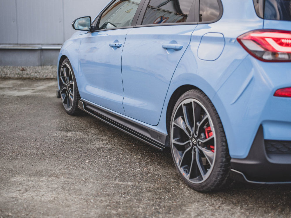 Side Skirts Diffusers V.5 Hyundai I30 N MK3 / MK3 FL Hatchback/ Fastback (2017-) - Wayside Performance 