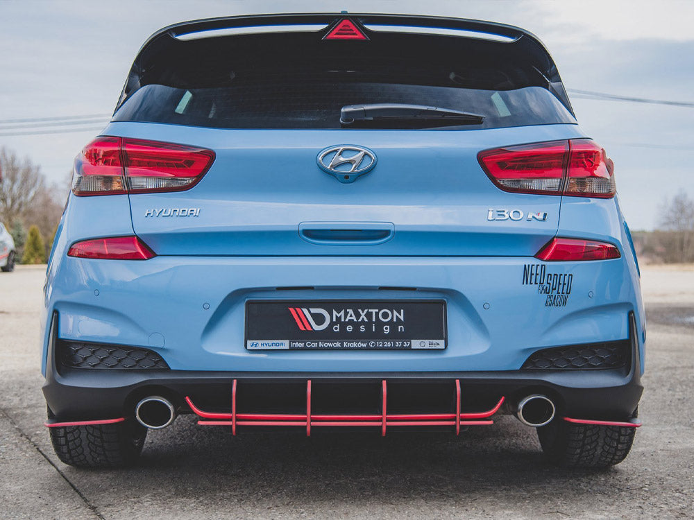 Street PRO Rear Diffuser V.1 Hyundai I30 N Mk3 Hatchback - Wayside Performance 