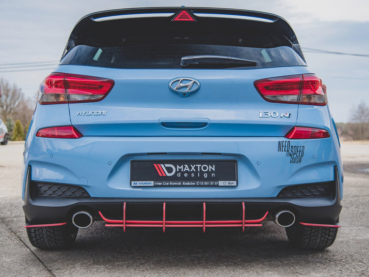 Street PRO Rear Diffuser V.1 Hyundai I30 N Mk3 Hatchback - Wayside Performance 