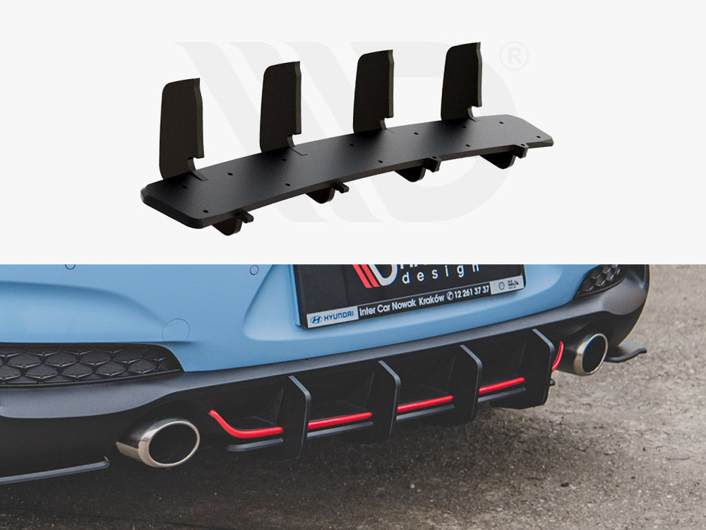 Street PRO Rear Diffuser V.2 Hyundai I30 N Mk3 Hatchback - Wayside Performance 