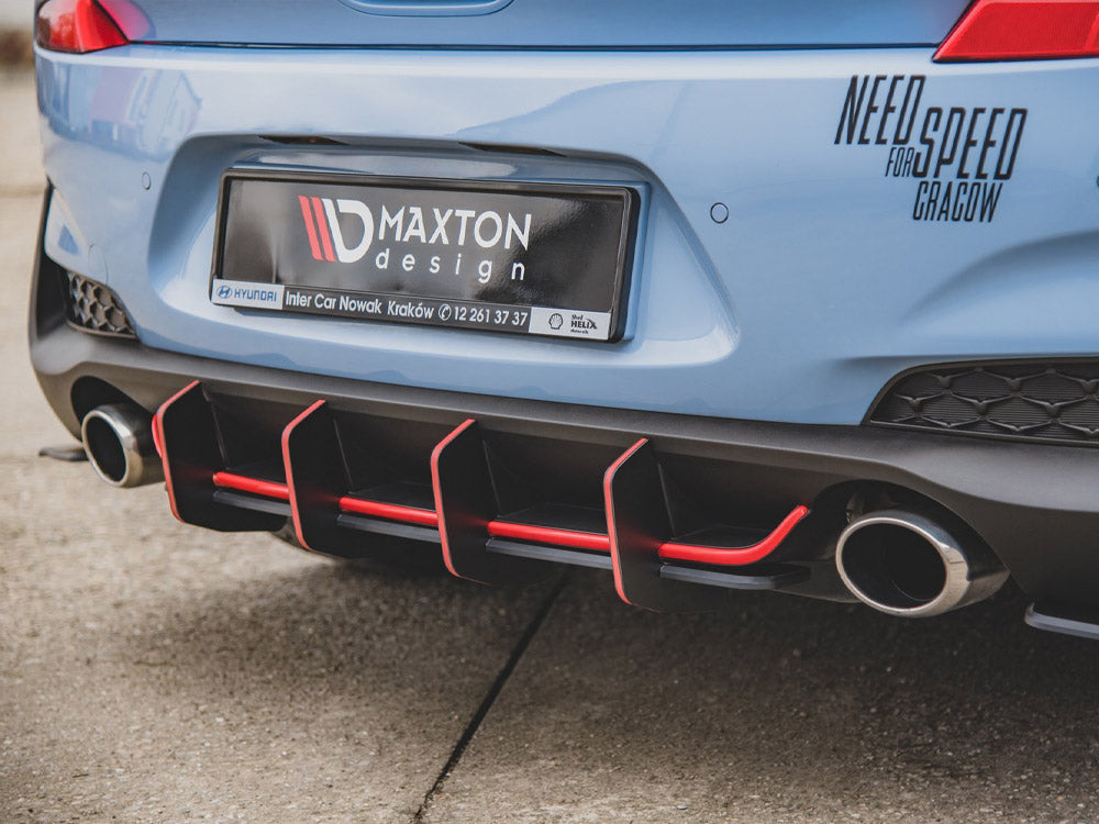 Street PRO Rear Diffuser V.2 Hyundai I30 N Mk3 Hatchback - Wayside Performance 