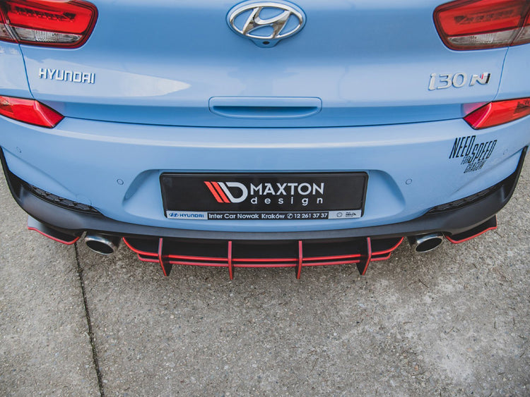 Street PRO Rear Diffuser V.2 Hyundai I30 N Mk3 Hatchback - Wayside Performance 