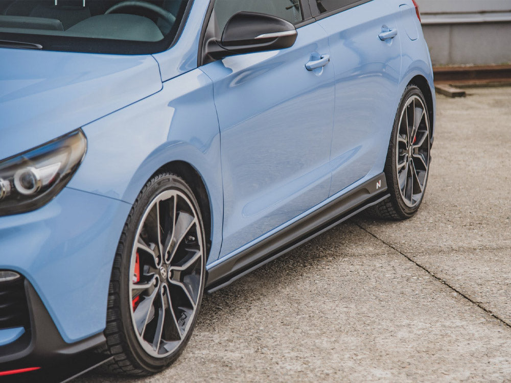 Street PRO Side Skirts Diffusers V.1 Hyundai I30 N Mk3 / Mk3 FL Hatchback / Fastback - Wayside Performance 