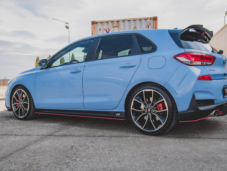 Street PRO Side Skirts Diffusers V.1 Hyundai I30 N Mk3 / Mk3 FL Hatchback / Fastback - Wayside Performance 