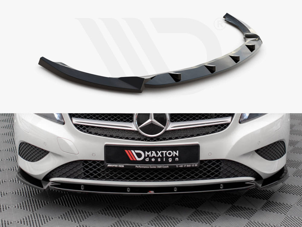 Front Splitter V.1 Mercedes A W176 (2012-2015) - Wayside Performance 