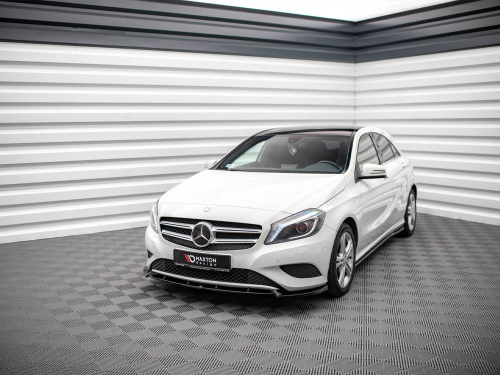 Front Splitter V.1 Mercedes A W176 (2012-2015) - Wayside Performance 