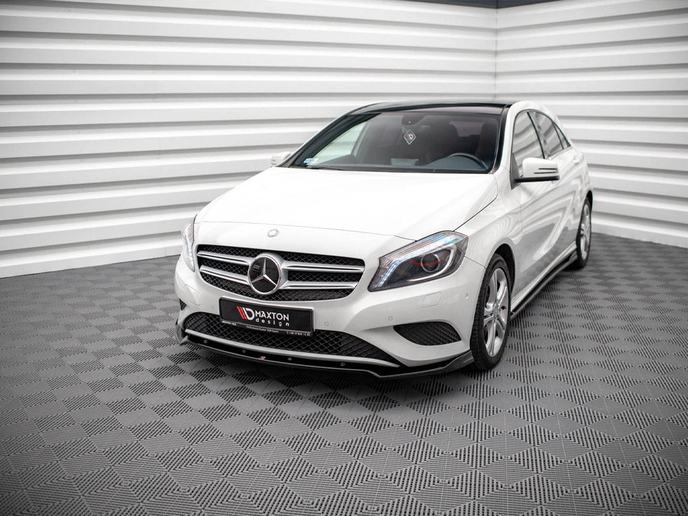 Front Splitter V.2 Mercedes A W176 (2012-2015) - Wayside Performance 