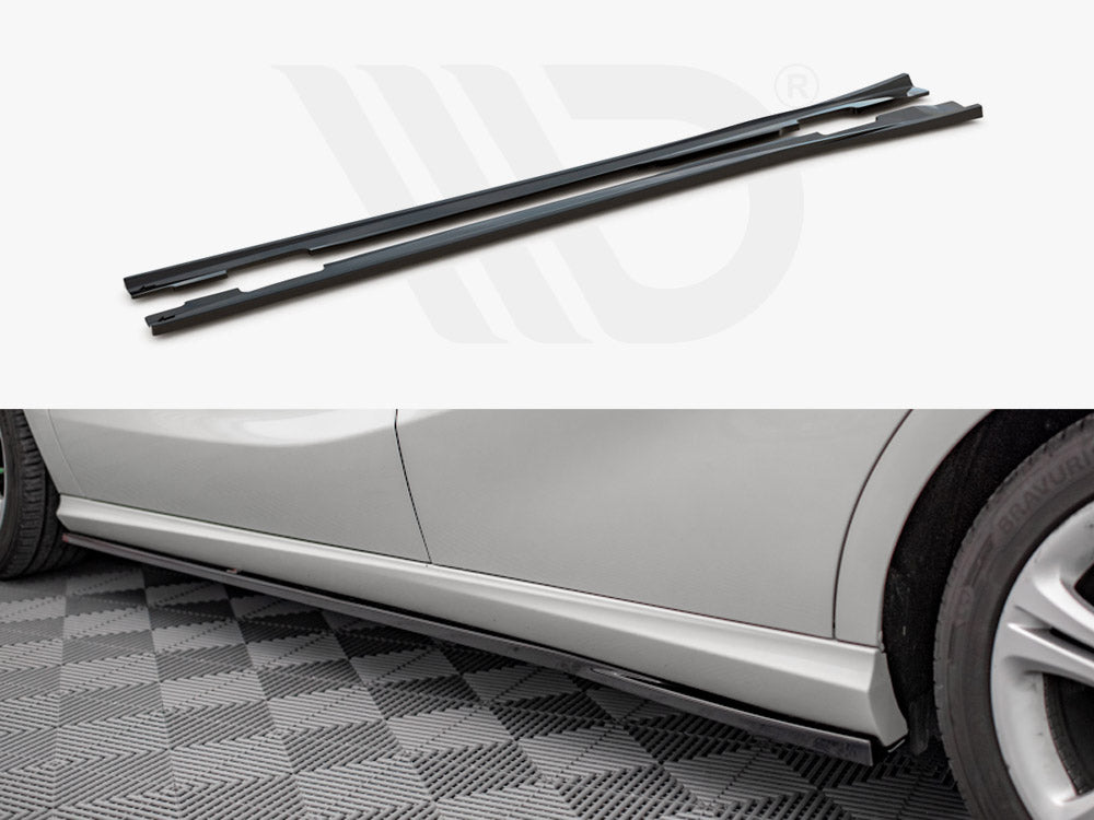 Side Skirts Diffusers V.2 Mercedes A W176 (2012-2015) - Wayside Performance 