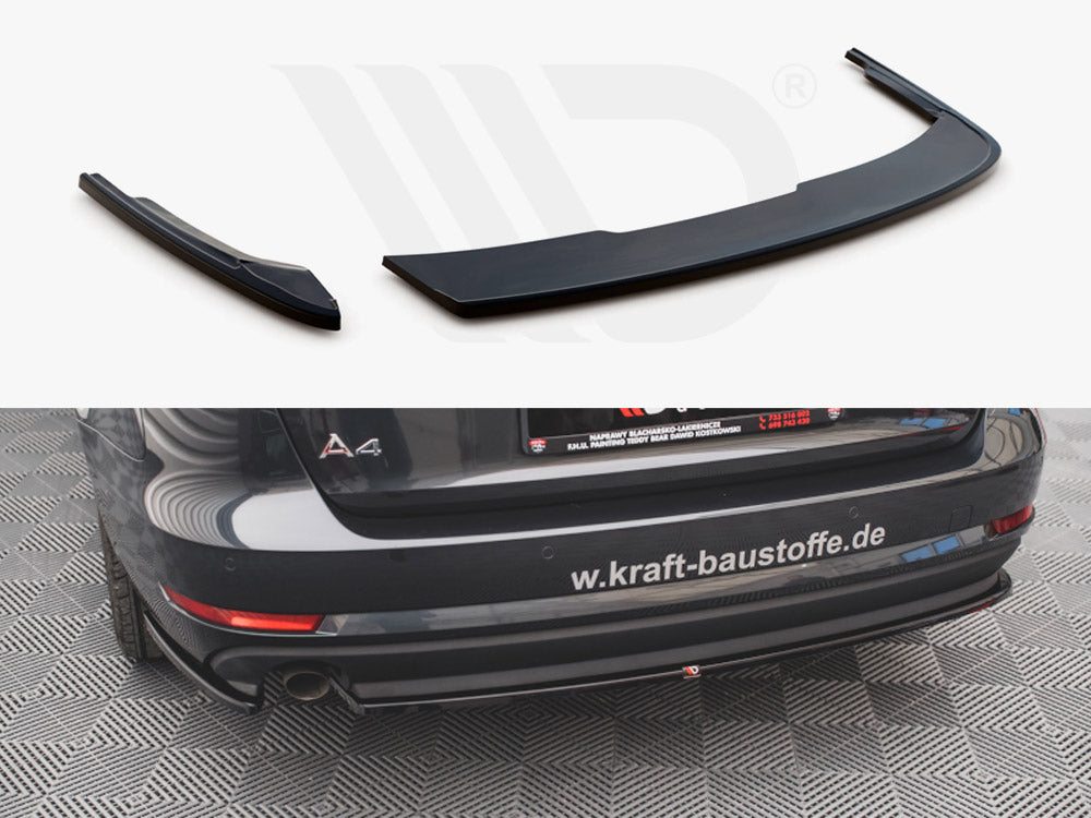 Rear Side Splitters Audi A4 Avant B9 - Wayside Performance 