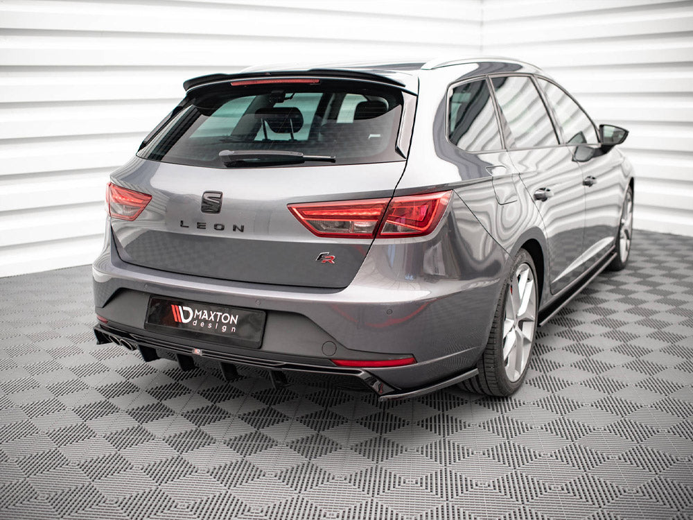 Rear Side Splitters V.2 Seat Leon Fr Sportstourer Mk3 (2012-2016) - Wayside Performance 