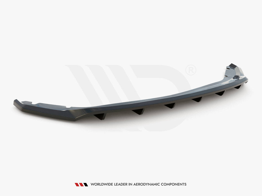Central Rear Splitter (Vertical Bars) Seat Leon Hatchback Mk3 (2012-2016) - Wayside Performance 