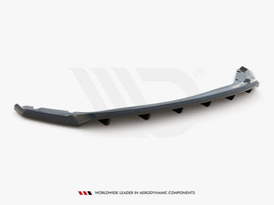 Central Rear Splitter (Vertical Bars) Seat Leon Hatchback Mk3 (2012-2016) - Wayside Performance 