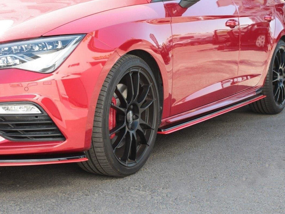 Side Skirts Diffusers V.3 Seat Leon Mk3 Cupra / Fr Facelift - Wayside Performance 