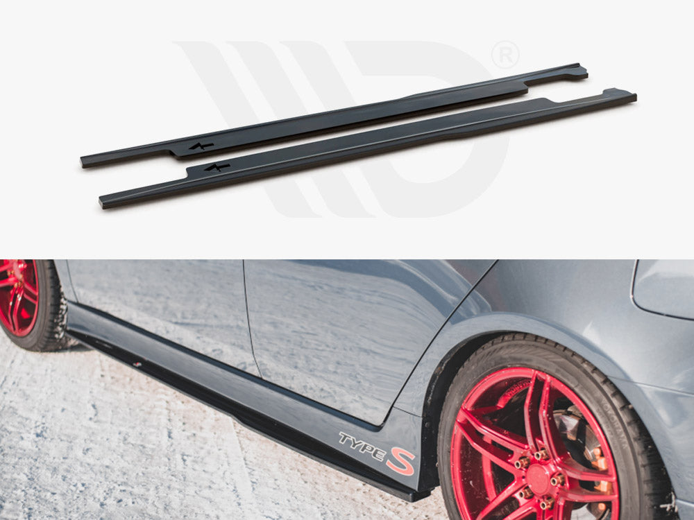 Side Skirts Diffusers V.2 Honda Accord MK7 Type-s (2002-2007) - Wayside Performance 