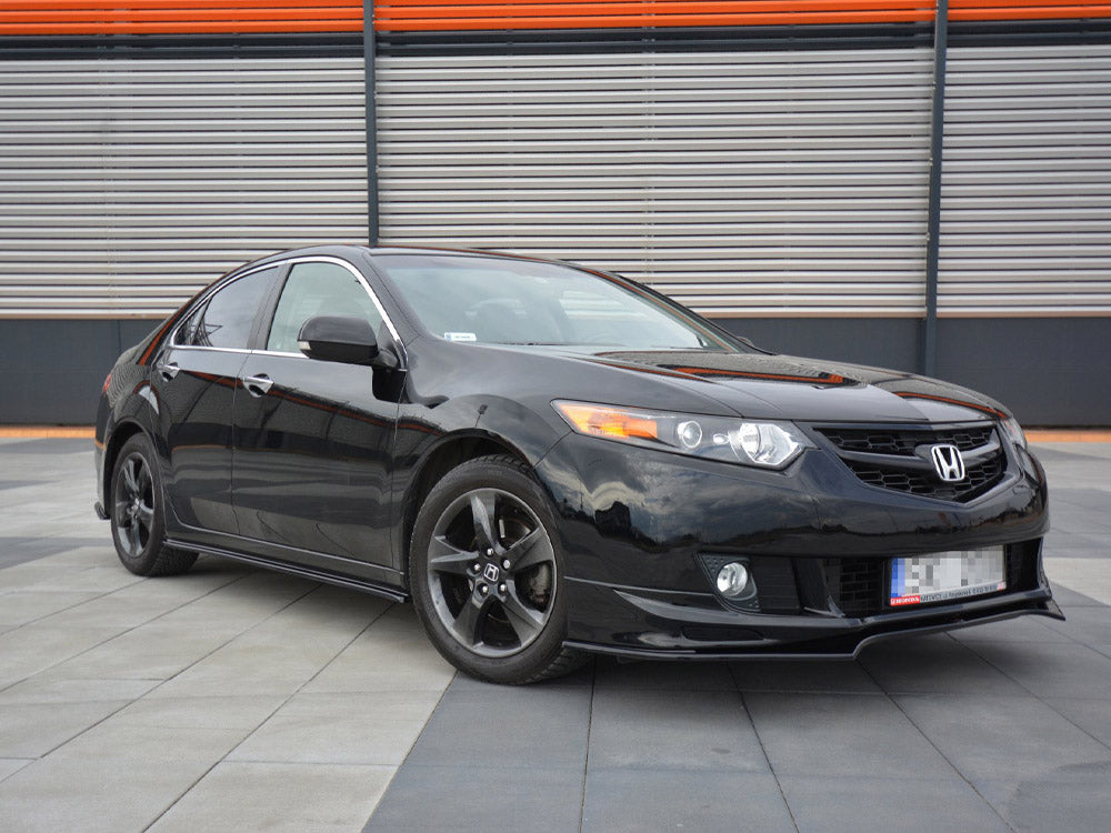 Front Splitter Honda Accord MK8 Type-s (Cu-series) Pre-facelift Sedan (2009-2011) - Wayside Performance 