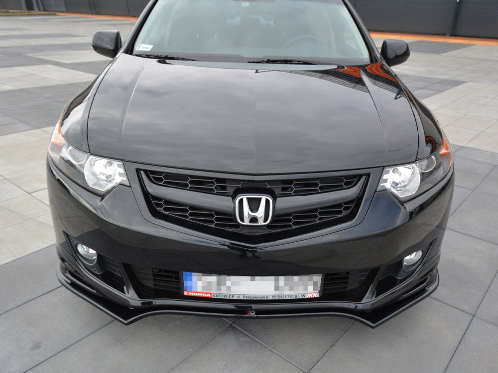 Front Splitter Honda Accord MK8 Type-s (Cu-series) Pre-facelift Sedan (2009-2011) - Wayside Performance 