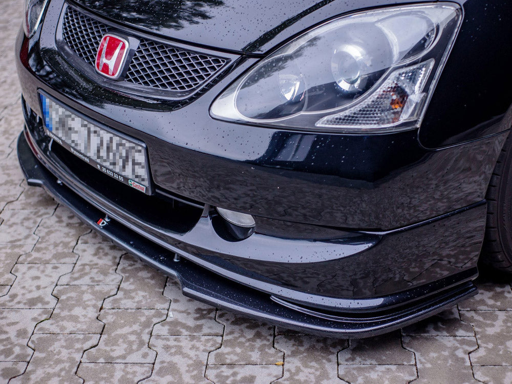 Front Splitter V.1 Honda Civic EP3 (Mk7) Type-r/s Facelift (2004-2006) - Wayside Performance 
