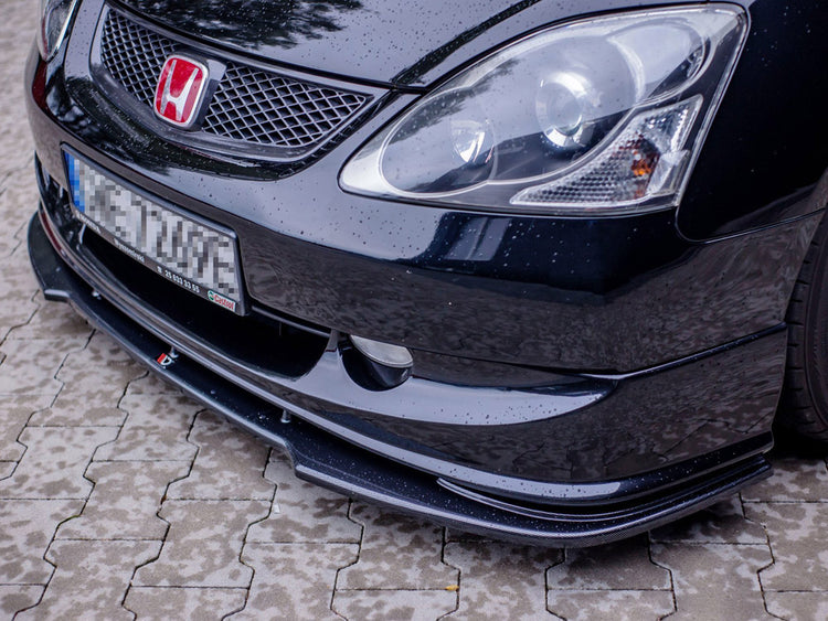 Front Splitter V.1 Honda Civic EP3 (Mk7) Type-r/s Facelift (2004-2006) - Wayside Performance 