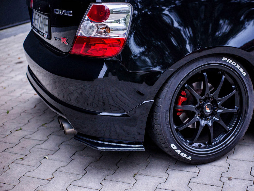 Rear Side Splitters Honda Civic EP3 (MK7) Type-r/s Facelift (2004-2006) - Wayside Performance 