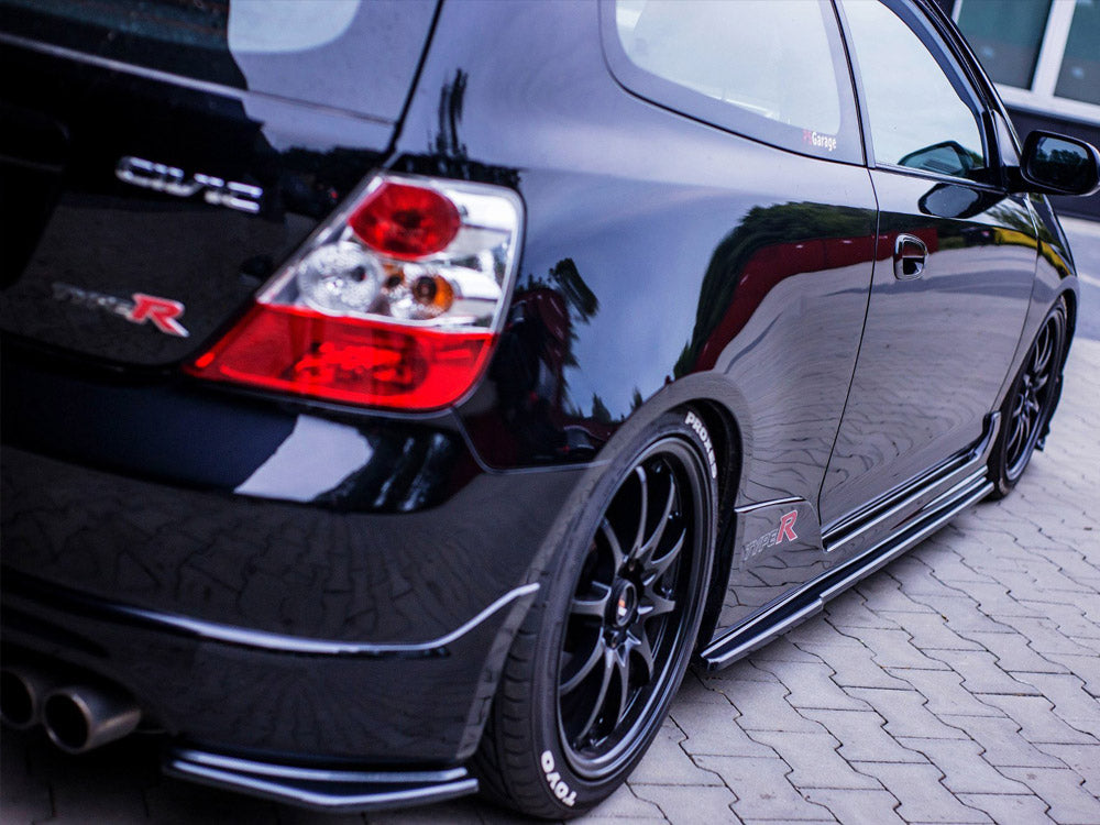 Side Skirts Splitters Honda Civic EP3 (Mk7) Type-R/S Facelift (2004-2006) - Wayside Performance 