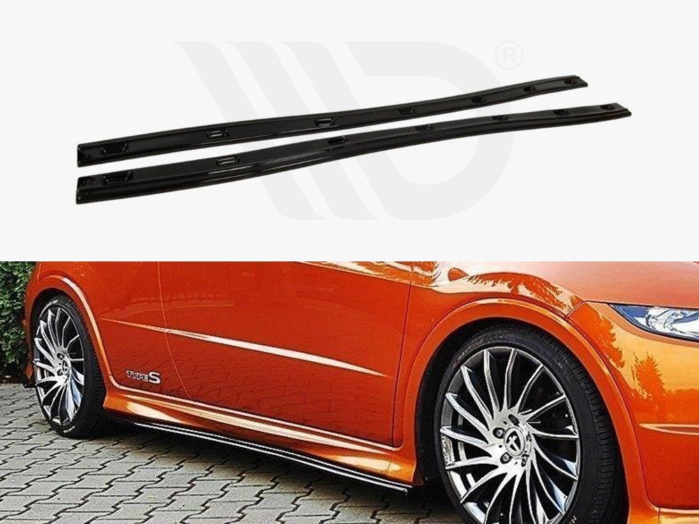 Side Skirts Diffusers Honda Civic VIII Type S/R - Wayside Performance 