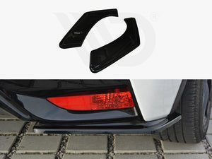Rear Side Splitters Honda Civic MK9 Facelift 2014-2017 - Wayside Performance 