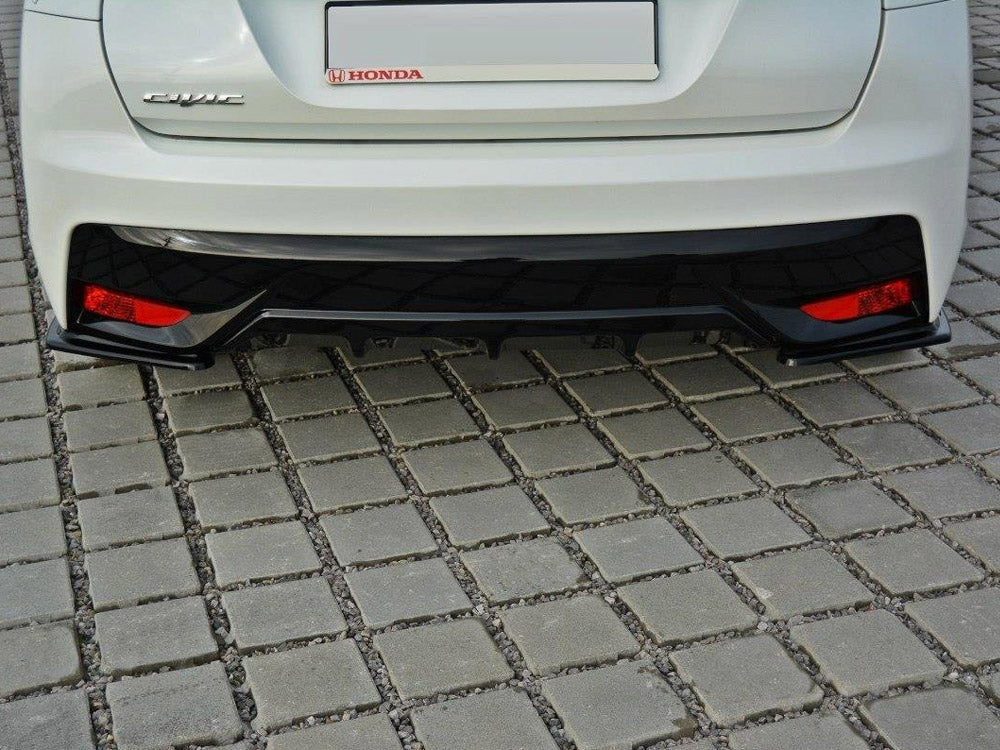 Rear Side Splitters Honda Civic MK9 Facelift 2014-2017 - Wayside Performance 