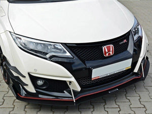 Front Racing Splitter V.2 Honda Civic IX Type R (2015-2017) - Wayside Performance 
